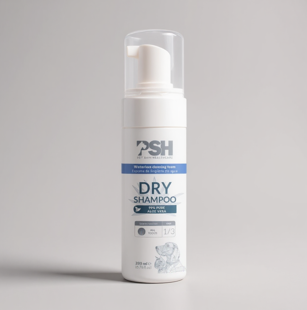 PSH Champô Seco em Espuma para cães e gatos 200ml